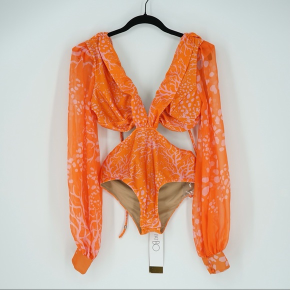PatBO Coral Cut-Out Bodysuit - Picture 12 of 16